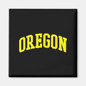 Oregon - Throwback Design - Clic  Magneet (Voorkant)