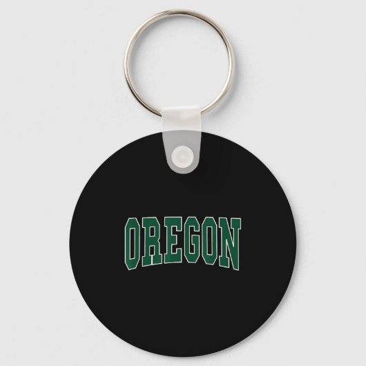 Oregon - Throwback Design - Clic  Sleutelhanger (Voorkant)