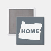 Oregon Thuis Weg Van Staat Koelkastmagneet Magneet (Voorkant / Achterkant)