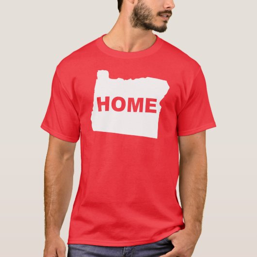 Oregon Thuis Weg Van State T-Shirt Tees (Voorkant)