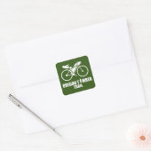 Oregon Timber Trail Bikepacking Vierkante Sticker (Envelop)