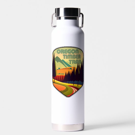 Oregon Timber Trail Kleuren Waterfles (Voorkant)