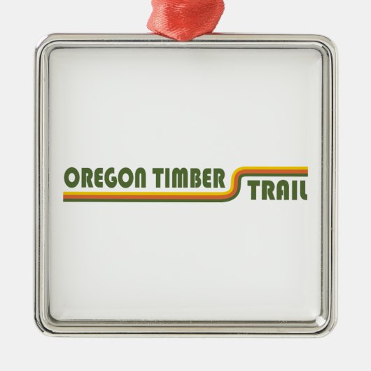 Oregon Timber Trail Metalen Ornament (Voorkant)