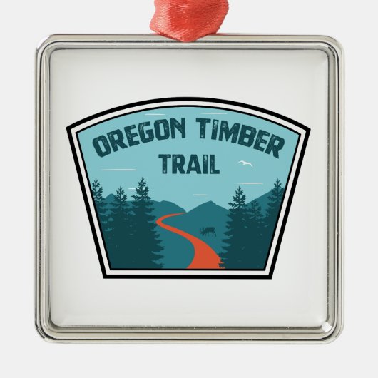Oregon Timber Trail Metalen Ornament (Voorkant)