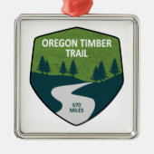 Oregon Timber Trail Metalen Ornament (Voorkant)