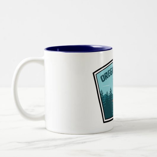 Oregon Timber Trail Tweekleurige Koffiemok (Links)