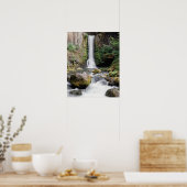 Oregon, Toketee Falls en basaltgesteenten Poster (Keuken)
