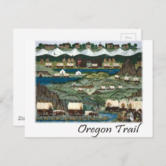 Oregon Trail Briefkaart (Voorkant / Achterkant)