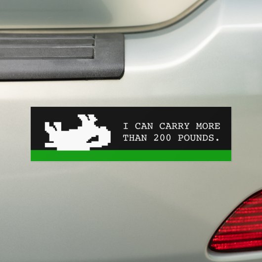 Oregon Trail Buffalo Bumpersticker (Op auto)