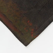 Oregon Trail Conestoga Wagon Moonlight Camp Fire Fleece Deken (Hoek)