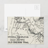  Oregon Trail Historische kaart (Voorkant / Achterkant)