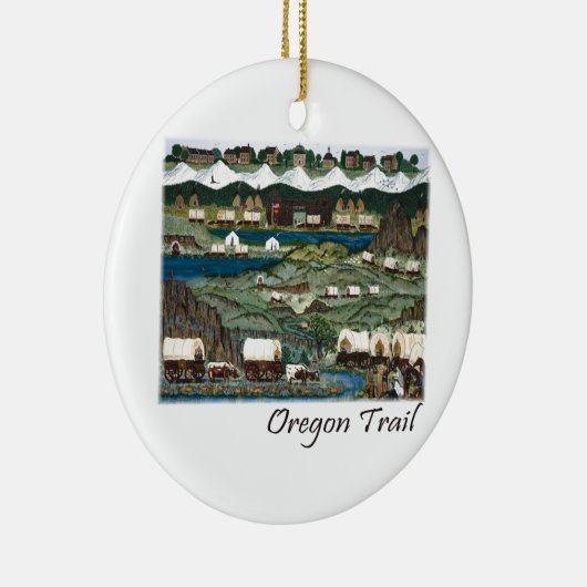 Oregon Trail Keramisch Ornament (Rechts)