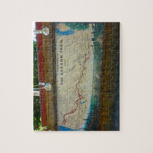 Oregon Trail Legpuzzel (Verticaal)