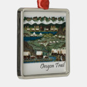 Oregon Trail Metalen Ornament (Rechts)