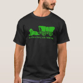 Oregon trail Newfoundland platte stijl T-shirt (Voorkant)