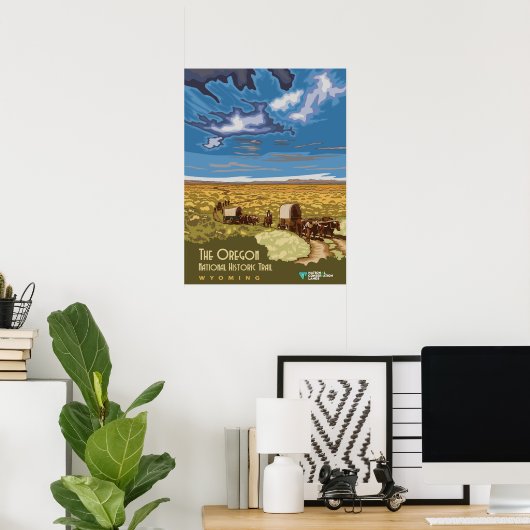 Oregon Trail Poster (Thuiskantoor)