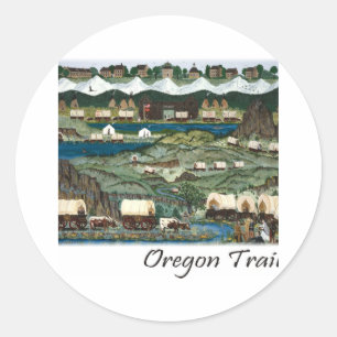 Oregon Trail Ronde Sticker