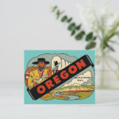 Oregon Trail Travel Briefkaart (Staand voorkant)
