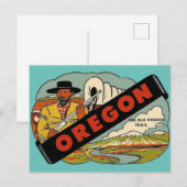 Oregon Trail Travel Briefkaart (Voorkant / Achterkant)