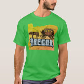 Oregon Trails Wagon T-Shirt (Voorkant)