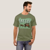 Oregon Trails Wagon T-Shirt (Voorkant volledig)