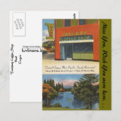 Oregon, Trailway Coffee Shop, Bend Briefkaart (Voorkant / Achterkant)