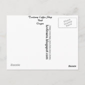 Oregon, Trailway Coffee Shop, Bend Briefkaart (Achterkant)
