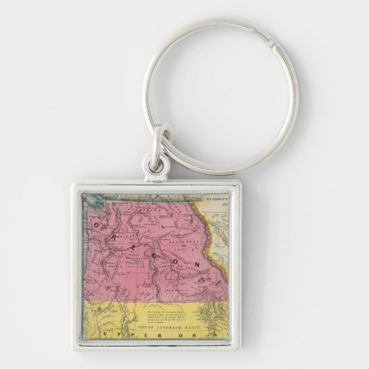 Oregon & Upper California Sleutelhanger (Voorkant)