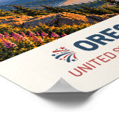 Oregon USA – Oude Reisposter Poster (Hoek)