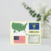 Oregon, Verenigde Staten Briefkaart (Staand voorkant)