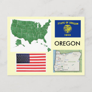 Oregon, Verenigde Staten Briefkaart