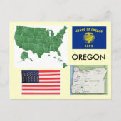 Oregon, Verenigde Staten Briefkaart (Voorkant)