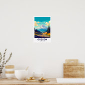 Oregon Verenigde Staten Travel Print (Keuken)