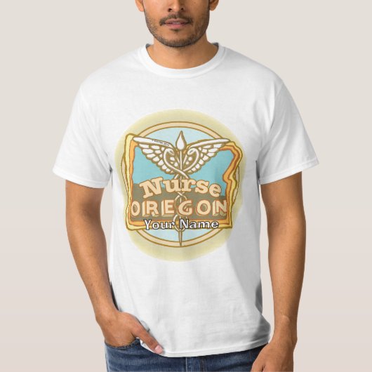 Oregon Verpleegster Caduceus T-shirt (Voorkant)