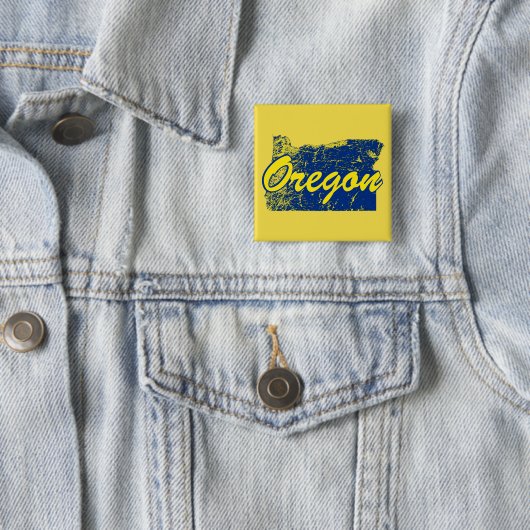 Oregon Vierkante Button 5,1 Cm (In situ)