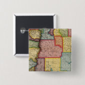 Oregon Vierkante Button 5,1 Cm (Voorkant /achterkant)