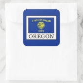Oregon Vierkante Sticker (Tas)