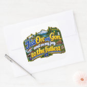 Oregon vierkante sticker (Envelop)