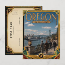 Oregon Vintage Art Deco Gouden Tijdperk