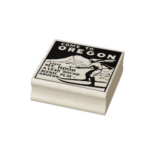 Oregon vintage reizen retro rubberen stempel