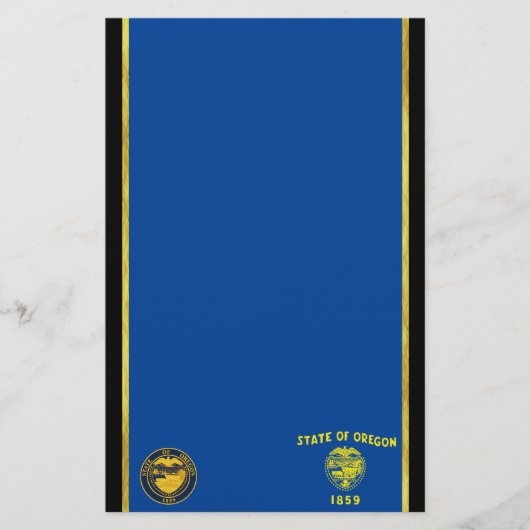 Oregon vlag briefpapier (Voorkant)