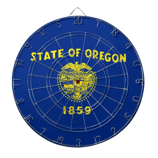 Oregon-vlag Dartbord (Voorkant)