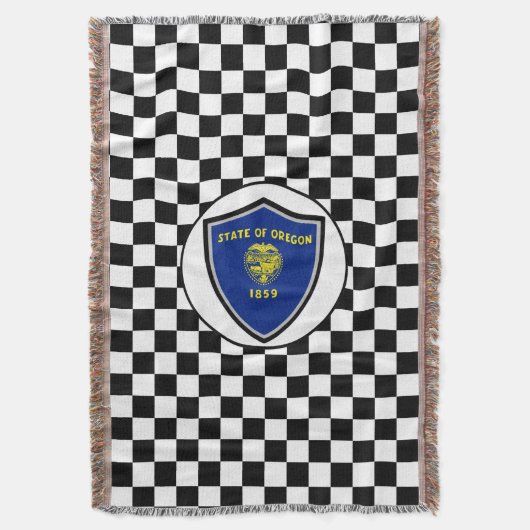 Oregon vlag deken (Voorkant Verticaal)