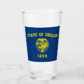 Oregon vlag glas (Voorkant)