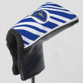 Oregon vlag golfheadcover (3/4 voorkant)