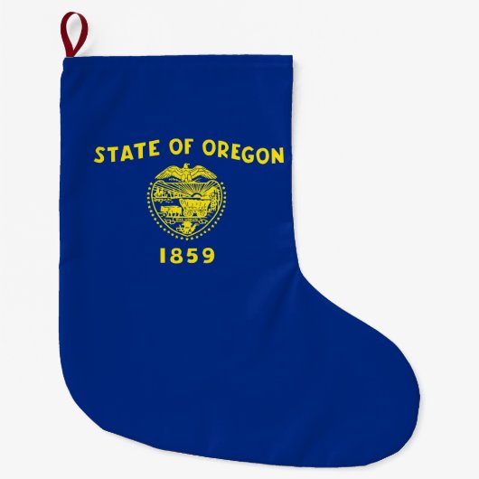 Oregon-vlag Grote Kerstsok (Voorkant)