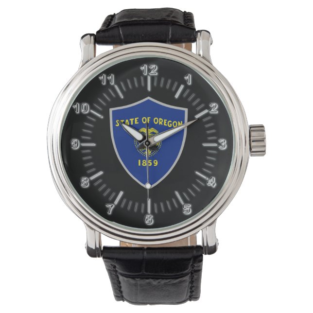 Oregon vlag horloge (Voorkant)