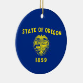 Oregon-vlag Keramisch Ornament (Rechts)