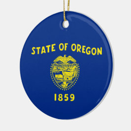 Oregon-vlag Keramisch Ornament