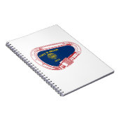 Oregon Vlag klimmer Carabiner Notitieboek (Rechterzijde)